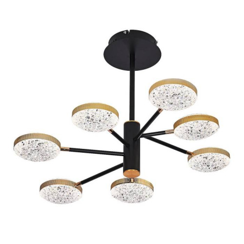 Люстра светодиодная потолочная, 98Вт, пульт ДУ, 3200К+6500К PLC-7050-750