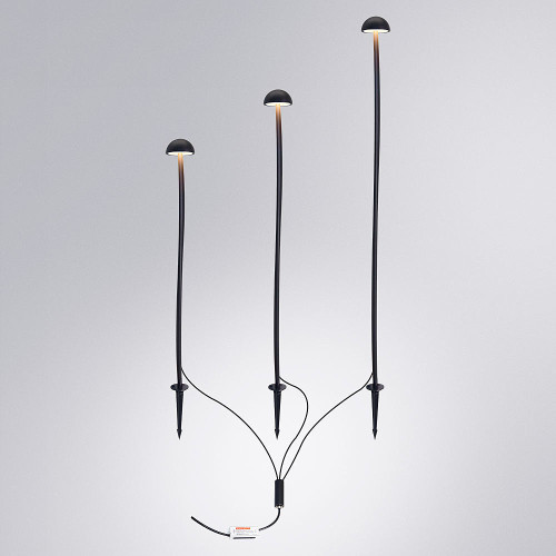Грунтовый светильник Arte Lamp Motus A1081PA-3BK