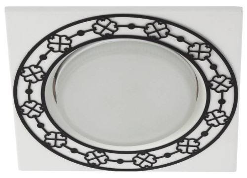 Встраиваемый светильник ЭРА KL78 WH/BK