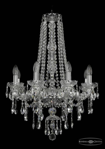 Подвесная хрустальная люстра 1415 Bohemia 1415/8/200/h-76 Ni