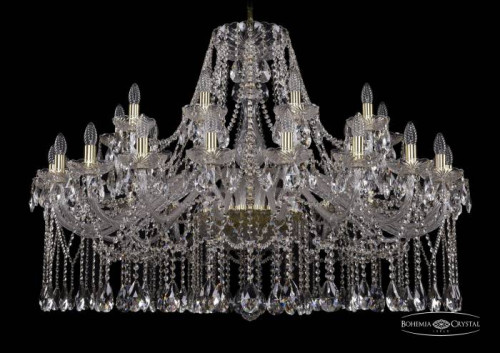 Подвесная хрустальная люстра 1413 Bohemia 1413/20+10/460 G