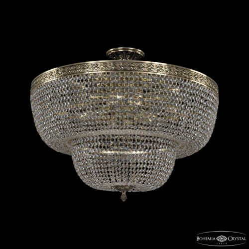 Потолочная хрустальная люстра Bohemia 1909 19091/70IV GB C1