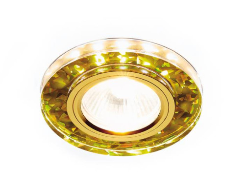 Встраиваемый светильник с узорами Led S223 WH/G/WA Ambrella