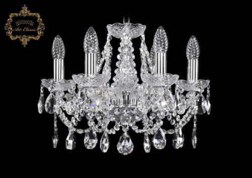 Подвесная хрустальная люстра 11.21 Art Classic 11.21.6.141.Cr.Sp