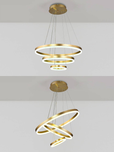 Подвесная люстра Natali Kovaltseva Oreol LED LAMPS 81279