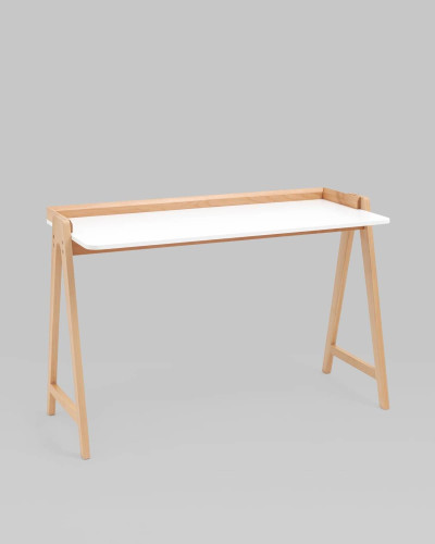 Стол письменный Stool Group Pyramid T-002-P white / natural