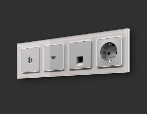 Розетка Ambrella Volt ALFA MA413005