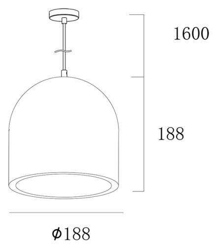 Светильник подвесной Deko-Light Concreto 342128