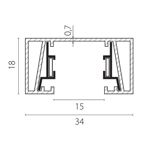 Шинопровод Lightstar Barra 502038-P