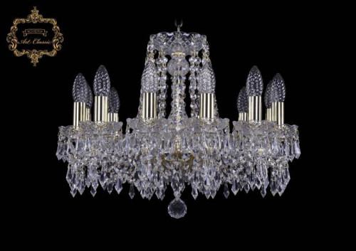 Подвесная хрустальная люстра 11.23 Art Classic 11.23.12.165.Gd.Dr