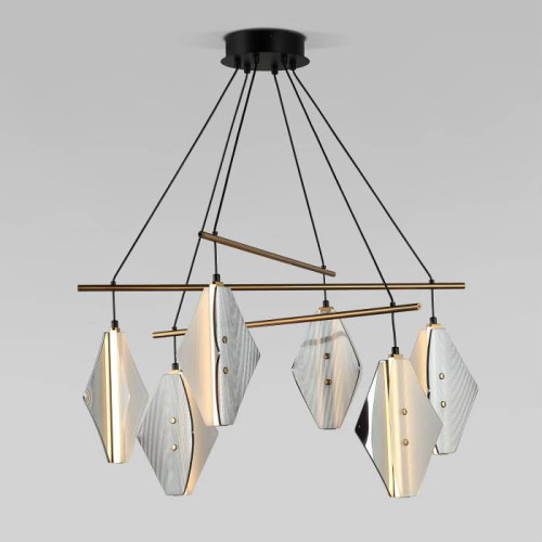 Подвесная люстра Eurosvet Glare 301054 LED латунь