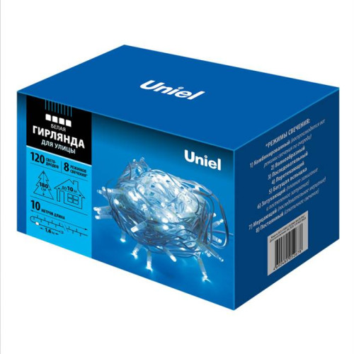 Гирлянда Uniel ULD-S1000-120/DWA WHITE IP67