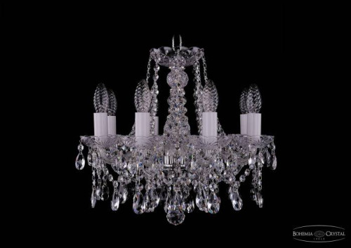Подвесная хрустальная люстра 1413 Bohemia 1413/8/141 Ni