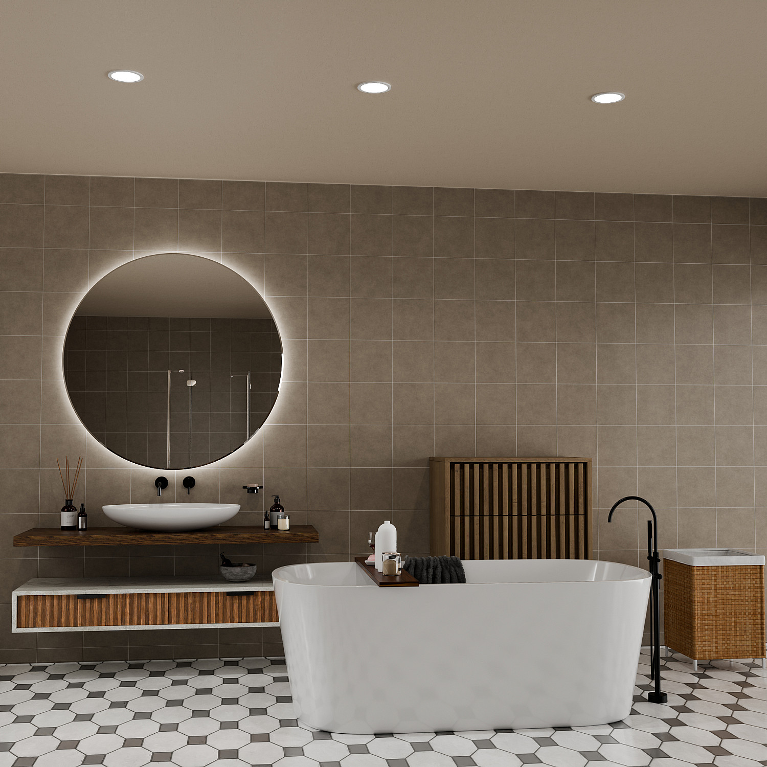 Встраиваемый светильник LIGHTERA Camry LE202RL-1W