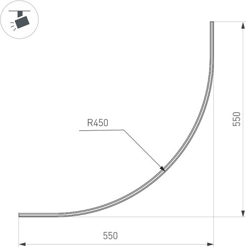 Шинопровод Arlight Mag-Microcosm 043248