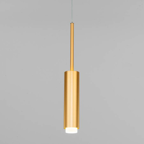 Светильник подвесной Eurosvet Dante 50203/1 LED матовое золото