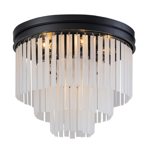 Потолочная люстра Delight Collection 1920s Odeon 771131 (KR0387C-6/P black/frost)