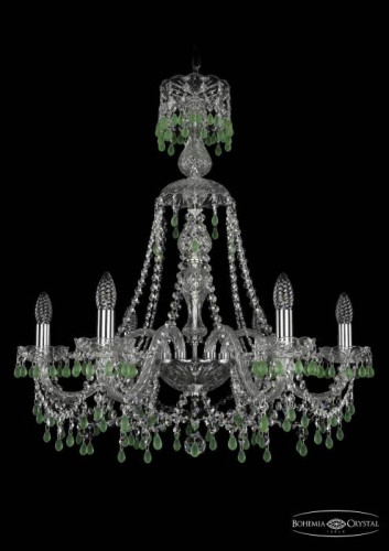 Подвесная хрустальная люстра 1410 Bohemia 1410/6/240/XL-74 Ni V5001