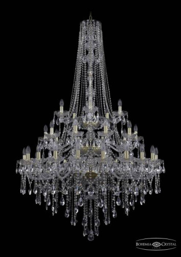 Подвесная хрустальная люстра 1415 Bohemia 1415/20+10+5/400/h-182/3d G