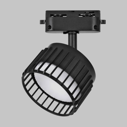 Светильник спот GX53 для трековой системы 1 фазный трек 220В, макс 12Вт, Черный IL.0010.0017-BK