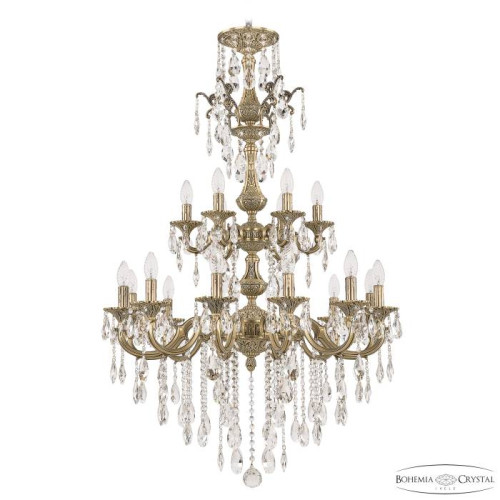 Подвесная хрустальная люстра 7201 Bohemia 72101/12+6/250/XL/2d B FP