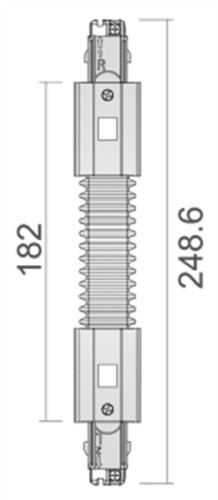 Соединитель для 3-х фазной системы лево-право Deko-Light D Line 710041