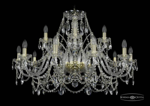 Подвесная хрустальная люстра 1411 Bohemia 1411/10+5/360 G