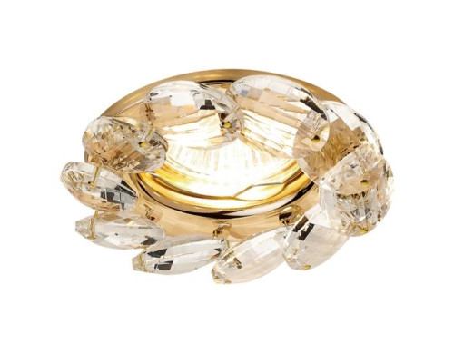 Встраиваемый светильник Ambrella Crystal K306 CL/G