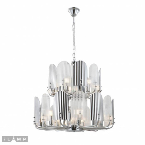 Подвесная люстра iLamp Dolce 15571-12 CR+MULT