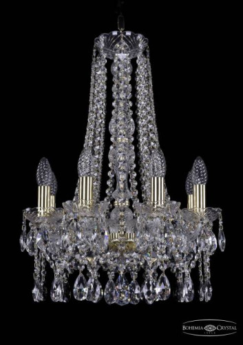 Подвесная хрустальная люстра 1413 Bohemia 1413/8/141/h-59 G