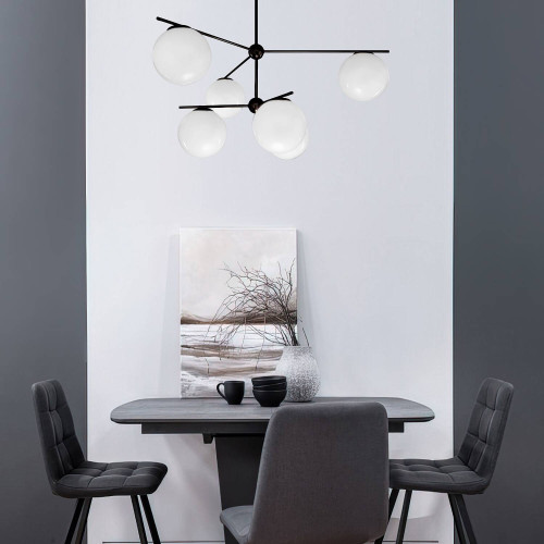 Потолочная люстра Eurosvet Marbella 60147/6 черный