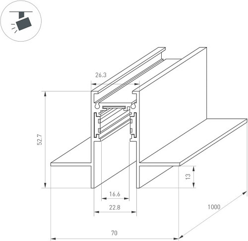 Шинопровод Arlight Mag-Orient 041438
