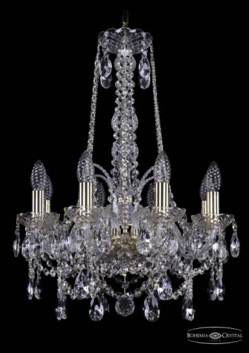 Подвесная хрустальная люстра 1411 Bohemia 1411/8/141/h-62 G