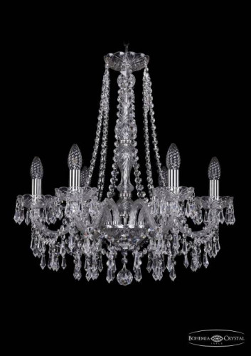 Подвесная хрустальная люстра 1403 Bohemia 1403/6/195/h-60 Ni