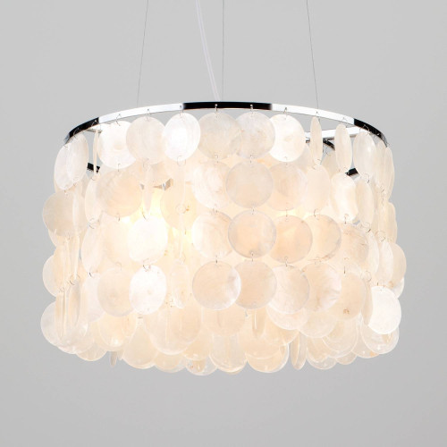 Светильник подвесной Eurosvet Sandra 60005/3 хром/перламутр