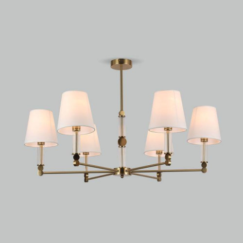 Потолочная люстра Eurosvet Conso 60145/6 латунь Smart