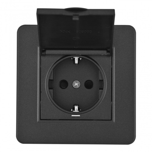 Розетка Arte Milano Set16-1 SET16-1-41-1 black