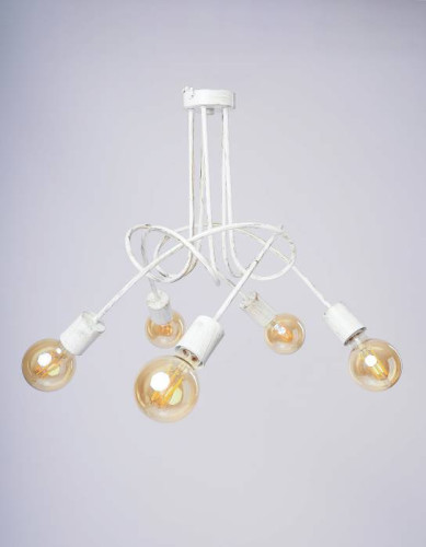 Потолочная люстра Adilux Tango White Patina 10125