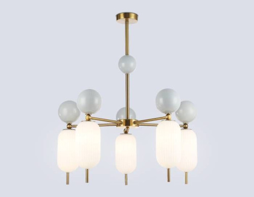 Люстра на штанге Ambrella Ceramo Modern LH53104