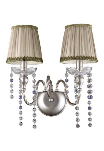 Настенное бра Crystal Lux Alegria ALEGRIA AP2 SILVER-BROWN