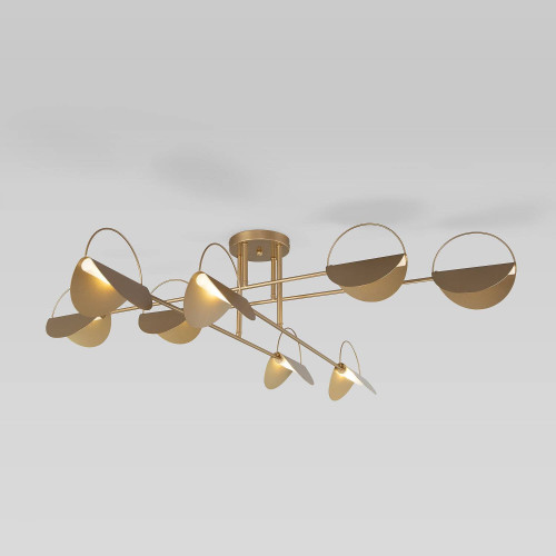 Потолочная люстра Eurosvet Grazia 70148/8 золото Smart