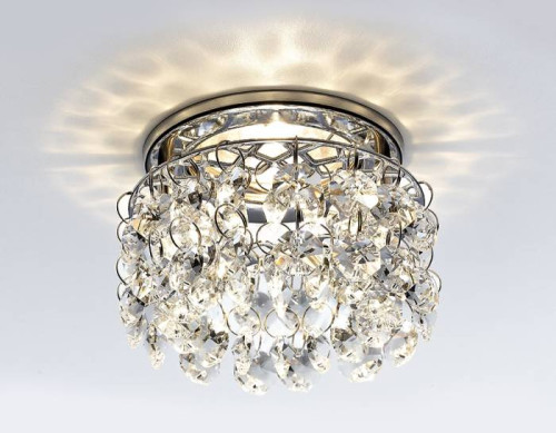 Встраиваемый светильник Ambrella Crystal K3221 CL/CH