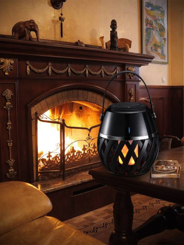 Декоративная лампа Uniel ULD-R201 LED/FLAME BLACK