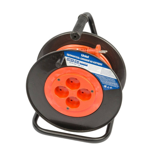 Удлинитель Uniel YX10-004 /UCK-4N/2x1,00/20M/S ORANGE/BLACK