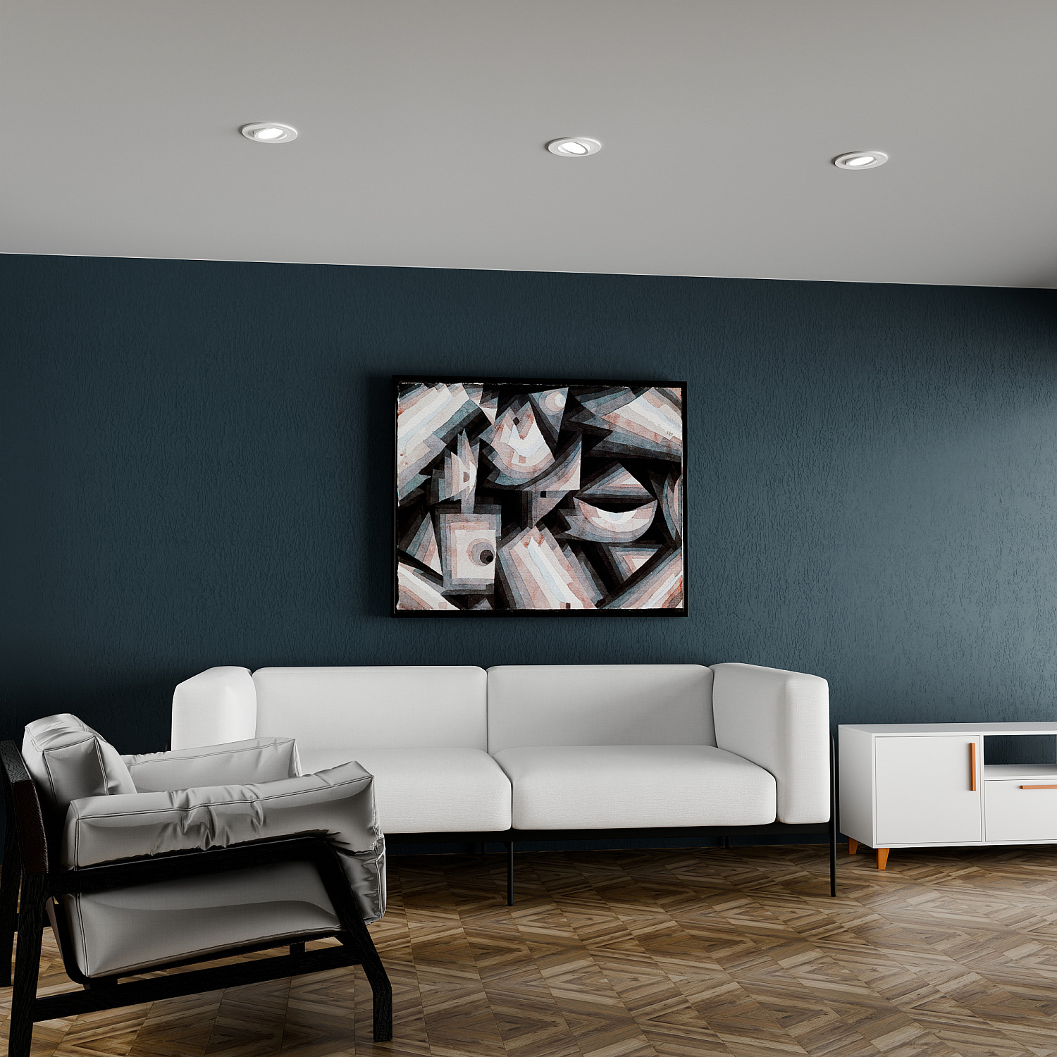 Встраиваемый светильник LIGHTERA Moon LE204RL-1W