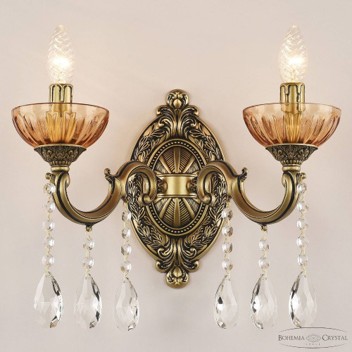 Настенное бра Bohemia AL7801 AL7801B10/2/175 A AGB P Amber/M-1H