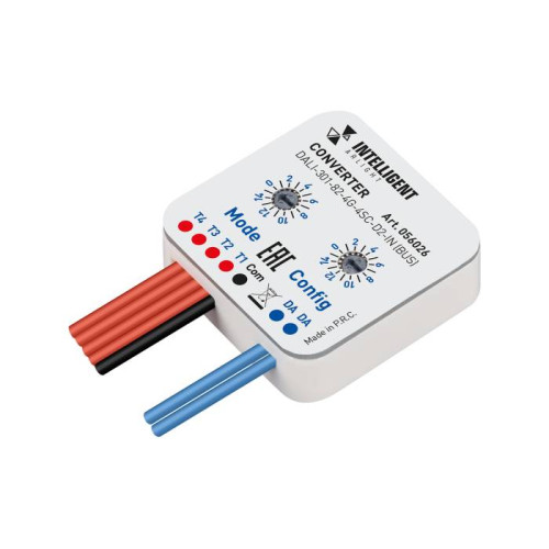 Миниатюрный конвертер сигнала от внешних кнопок звонкового типа в цифровой сигнал DALI Arlight 056026