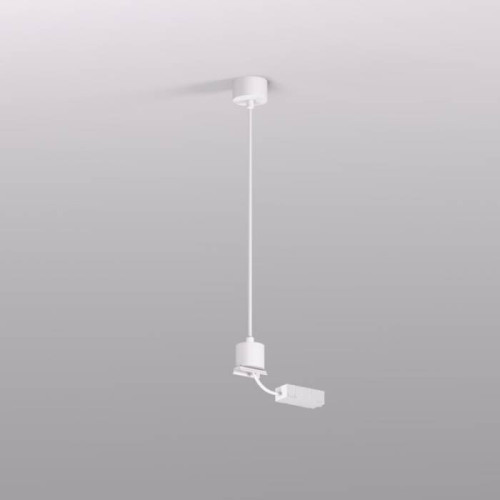 Подвод питания для подвесного монтажа трека SMART BASE, АС 220-240V, IP20, 5м Denkirs SMART BASE TR2124-WH