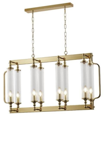Подвесная люстра Crystal Lux Tomas TOMAS SP8 L1000 BRASS