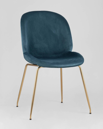 Обеденный стул Stool Group Beetle 8329 VELVET BLUE